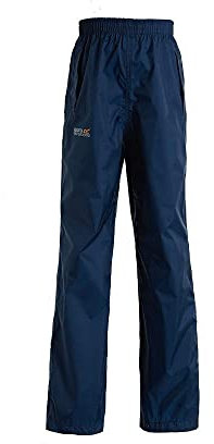 Regatta Surpantalon Technique et compactable Junior Pack-It Overtrousers Enfant Midnight FR: XL (Taille Fabricant: 9-10)