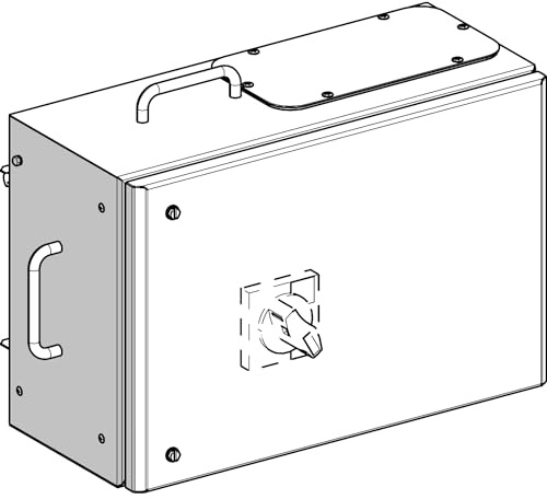 Schneider Ksb160Dc5 Ks Boîte de Sortie Vide 160 a Pour 3 Sorties Compact Nsx Avec Entraînement Rotatif