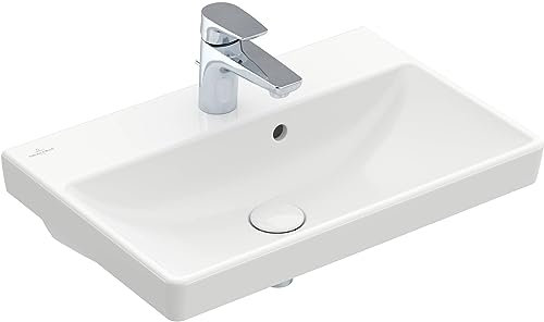 Villeroy & Boch 4A005501 Rechteckiges Waschbecken, rechteckig, Weiß, 550 mm, 370 mm, 13 kg