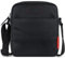 bugatti Clark Herren Schultertasche klein aus hochwertigem Leder in Schwarz