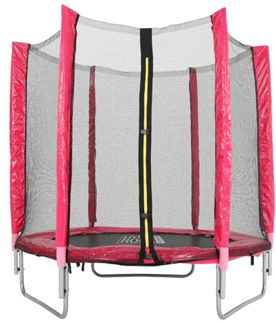 The Fellie Trampolines for Kids 5FT Trampolines with Safety Enclosure Net Toddlers Trampoline Indoor Outdoor Jumping Mat for Kids