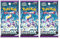 3 x Violet EX Booster Packs | Scarlet & Violet Set | Pokémon Trading Cards in 3 Booster Packs | Pokemon TCG Pack