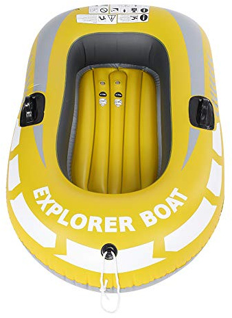 Inflatable Boat,Portable 1 Person Dinghy Raft,Lightweight Inflatable for Fishing,Drifting,Diving,Water Sports Enthusiasts