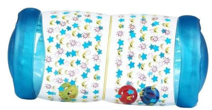 OFFIGAM Rodillo Inflable para Gateo Juguete de Entrenamiento de Coordinación para Bebés Seguro para Ejercicio de Manos y Pies Material Resistente Color Azul