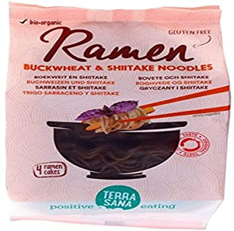 TERRASANA FIDEOS RAMEN DE TRIGO SARRACENO – pâtes traditionnelles pour de nombreuses sauces, poids 280 g, s’adapte à une cuisine simple comme à des menus plus élaborés et convient à ceux qui privilégi