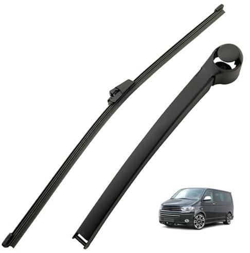 Heckscheibenwischer für T5 Caravelle 2003‑2019, MCamooer Hinten Wischerarm Scheibenwischer Set für Caddy 2003-2019 7H0 955 707 A 7H0955707A