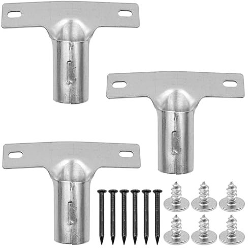 Namvo 3 Stück Metallstielhalter für Besenstiele bis Besenstielhalter-Set