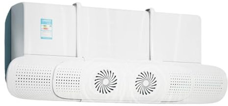 ZPRYZHD Air Outlet Guide Plate, Wall Mounted Air Conditioner Split Air Conditioner Guide Plate, Air Conditioner Baffle to Prevent Direct Blowing, Multi-angle Retractable Household Windshield