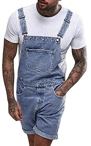 Generiska herrjeans hängselbyxor arbetsbyxor kort stretch stora storlekar jeansoveraller sommar utomhus män sommarbyxor normal passform cargobyxor vintage arbetsbyxor denim overaller hängselbyxor,