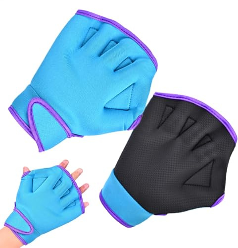 Gants de Natation pour Femme – Gants Aquatiques | Équipement de plongée Aquatique | Moufles en Caoutchouc Qui ne se décolorent Pas pour Hommes, Femmes,