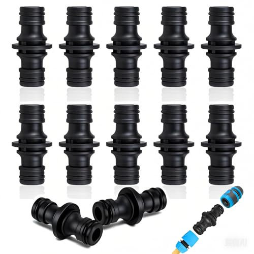 ltoSrfnb 12 Stück Schlauchverbinder, Schlauchverbinder 1/2 Zoll, Schlauchkupplung 1/2 Zoll, Gartenschlauch Verbinder, Für Häufige Demontage Und Wartung, Ideal Für Gartenbewässerung Und Poolwartung