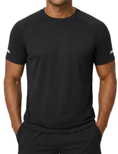 Cimic 1 Pack Men's T-Shirts Quick Dry Breathable Sport Short Sleeve Tshirts