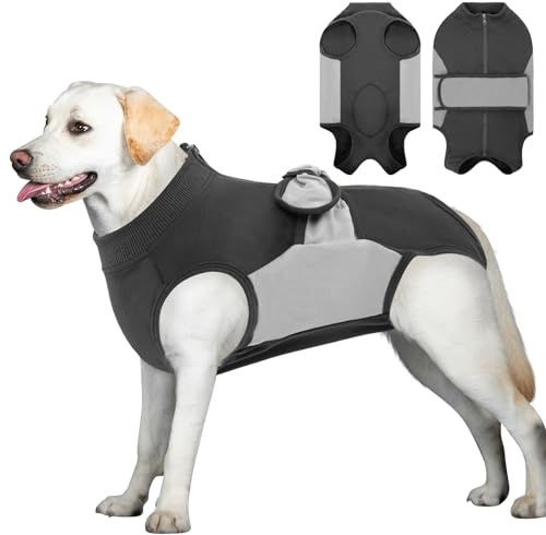 ASENKU Traje de Recuperación para Perros,Protector de Heridas Abdominales para Cachorros，Body Perro Post Cirugía Hembra,Chaleco Postoperatorio Pijama Perro, Alternativa de Collar en Forma de Cono