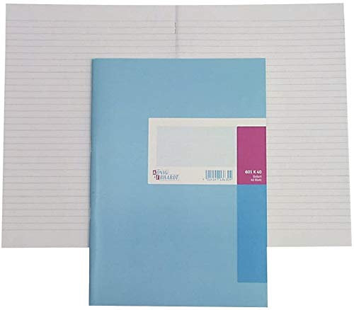 König & Ebhardt 8615111-301K40 Geschäftsbuch Kartonumschlag (A5, liniert, 80 g/qm, 40 Blatt)