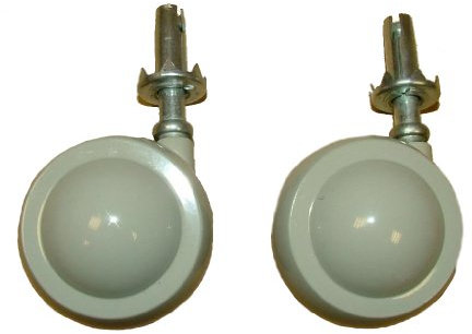 Pandoras Upholstery Metal Premium Sofa Chair Furniture Castors Parker Knoll, Set of 4, Beige