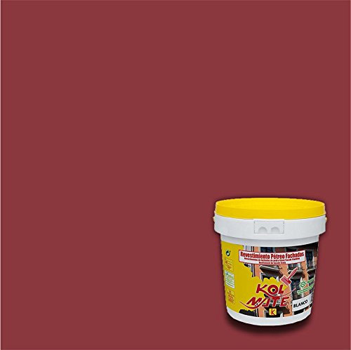 Kolmate Revestimiento Pétreo de Fachadas Pintura especial para fachadas (5 kg., óxido rojo)
