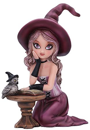 Nemesis Now Figura de Bruja Agatha, Morado, 15 cm