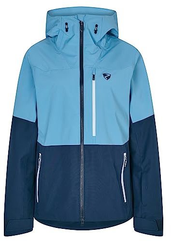 Ziener Damen TURIS Ski-Jacke/Freeride | sympatex, PFC frei, Wolle, hale navy, 34