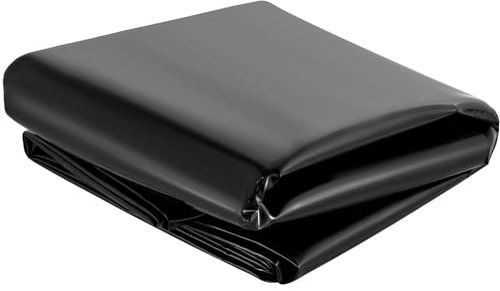 VEVOR Revestimiento para Estanques LLDPE 4,6x6m Revestimiento para Estanques Grosor de 0,5mm Capa Plegable Base de Membrana Fácil de Cortar para Estanques de Peces, Juegos Acuáticos, Cascadas, Fuentes