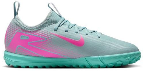 Nike Jr. Mercurial Vapor 16 Academy TF (jüngere/ältere Kinder) Low-Top-Fußballschuh, Ocean Cube/Pink Blast, 38 EU