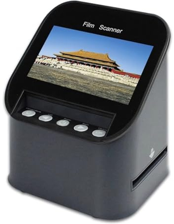 Digital Slide Scanner, 22MP Film Scanner with Large 4.3 Display and HDMI, Converts 35mm/126/110/Super 8 Film and 135/126/110 Slides to Digital Photos