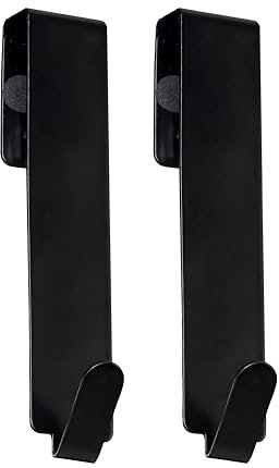 XAQAMY 2 Pièces Crochet Douche, Crochet Porte Serviette Salle de Bain sans Percage en Acier inoxydable, Crochets Accroche Serviette Salle de Bain Porte de Bains épaisseurs de Verre de 0,6 à 1,7 cm