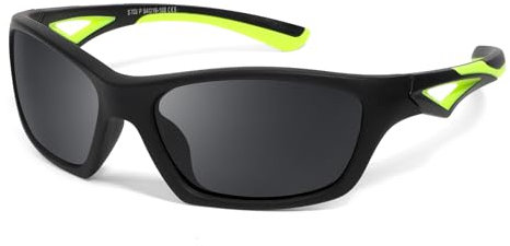 Hifot Polarizadas Gafas de Sol Niño y Niñas 3 Años a 12 Años, Gafas Sol Niño Niña Infantiles Deportivas con 100% Protección UV400, Montura Flexible de TPEE, para Deportes Exterior Ciclismo Playa