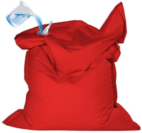 SXBCyan Funda Puff Flotante For Piscina, Sin Relleno, Impermeable, For Exterior E Interior, Cómodo Y Grande, Rectangular, con Funda For Puf Flotante.(Red,140x180cm-cover)