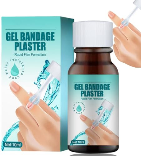 Liquid Plaster Quick-Dry Gel,Skin Glue for Wounds Human,Waterproof Skin Glue,Quick Drying Protective Film,Breathable Quick Dry for Wounds,Waterproof Transparent Breathable,No Pain,Dry Cracked Skin