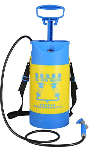 Picysa Spruzzatore a Pressione 5L con Valvola di Sovrapressione Spruzzatore Prato da Giardino Portatile a 2 Porte per Irrigazione