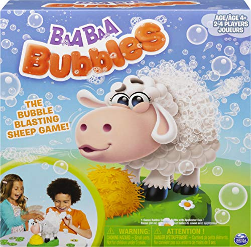 Spin Master Games - 6054455 - Baa Baa Bubbles - Seifenblasen-Spiel für die ganze Familie