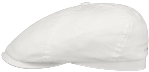 STETSON Cotton Twill Flat Cap Enfargad UV skydd 40 Unisex Var Sommar