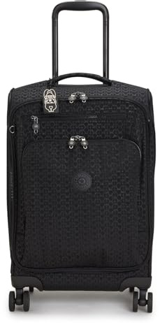 Kipling NEW YOURI SPIN S Liten spinner i hyttstorlek, Carry On, Signature Emb (Svart)
