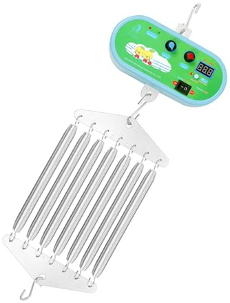 Berceau à ressort motorisé, berceau à ressort, commande électrique suspendue pour bébé avec ressort de balançoire réglable pour berceau et hamac pour bébé