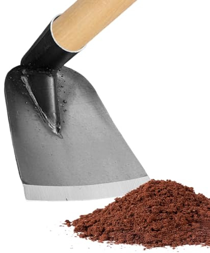 Hachoir pour le jardinage – Pioche anti-mauvaises herbes, outil à main robuste pour cultiver des légumes, pièce de rechange durable, design en métal résistant à la rouille | Outil de travail du sol