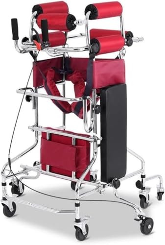 Appareil de rééducation à 8 roues pour aider à la marche Déambulateurs Anti-basculement vers l'arrière Outil pour étagère Robot pour personnes âgées victimes d'AVC ou d'hémiplégie