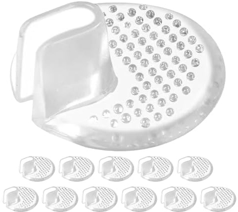 Operitacx 6 Pairs Gel Toe Guards for Forefoot Protection, Invisible Sandal Inserts Soft Cushions and Thong Toe Separators for Comfortable Summer Footwear