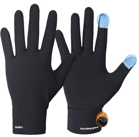 Tofern Gants Tactiles sous-Gants Hiver Automne - Ultra Doux Seconde Peau, Isolation Thermique Coupe-Vent Respirant pour Ski Moto Vélo Randonnée & Usage Intérieur Homme Femme