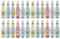 Fever Tree 24 Mixed Tonic Water Glass Bottles Set (200ml)
