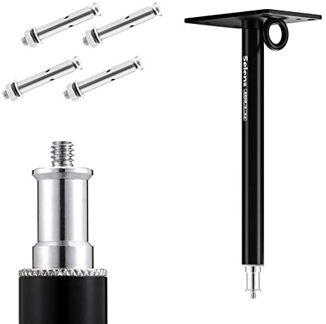 Selens Fotografie Wandmontage Ausleger Arm, 28,5cm Wand Deckenmontage Boom Arm mit 1/4 Gewinde Universal Adapter für Foto Videoleuchten, Regenschirme, Reflektoren