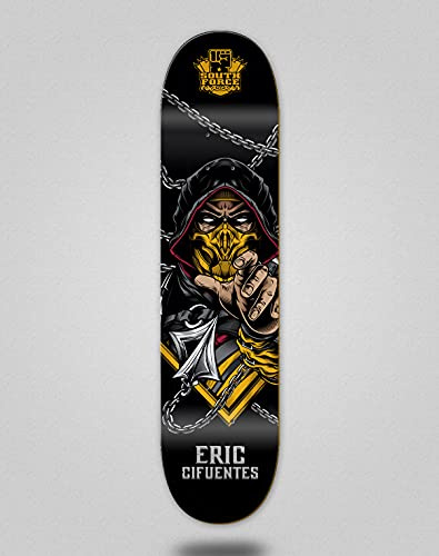 South force monopatin Skate Skateboard Deck Tabla Scorpion Eric Cifuentes (7.875)