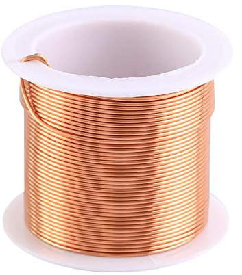 Kupferdraht, 0,9mmx10m emaillierte Magnetdraht, Emaelled Copper Wire Schmuckdraht Basteldraht Lackdraht für Transformatoren -Induktoren