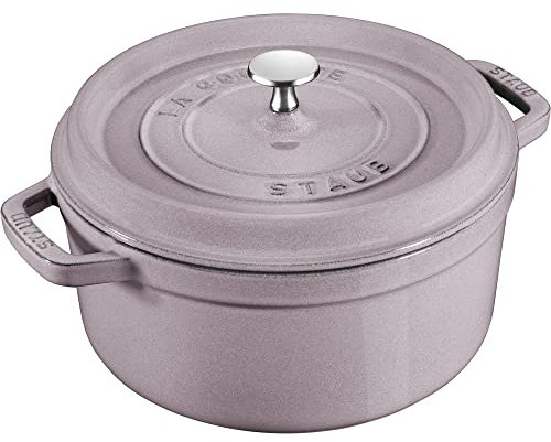 STAUB Gjutjärn 7-qt rund kokotte – lila