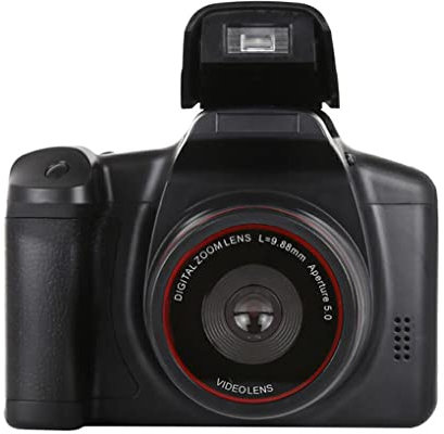 SUIOPPYUW Fotocamera Digitale Sweet Gift 5 Megapixel Fotocamere con Obiettivo Fisso SLR Cam 4 Volte Photo Catcher Treppiede Artigianato Mini Cam