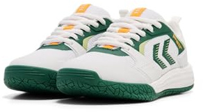 hummel PIII Power Play PRO LC JR Sneaker, White/Green, 37 EU