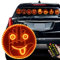 Car Finger Light and Expression Sign Light,Car Gesture Light to Express Yourself,Car Smiling Face Sign Lamp,Funny Gesture Finger Light LED Car Back Window Sign,2 in 1 Car Expression Gesture Lights