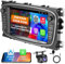 Car Radio Android Stereo for Ford Focus II C-MAX S-MAX Galaxy II Kuga Mondeo Built in Wireless CarPlay Android Auto Radio, Bluetooth Audio Receiver 7 Screen GPS Navi Backup Camera WiFi FM RDS SWC