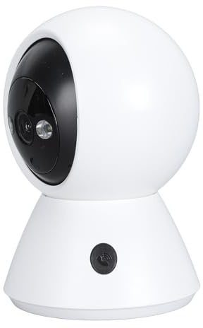 Dpofirs Cámara de Seguridad con Inclinación y de Doble Lente con Noche a Todo Color, WiFi de Doble Banda 5G, Cámara Interior con Detección de Movimiento para Vigilancia del Hogar