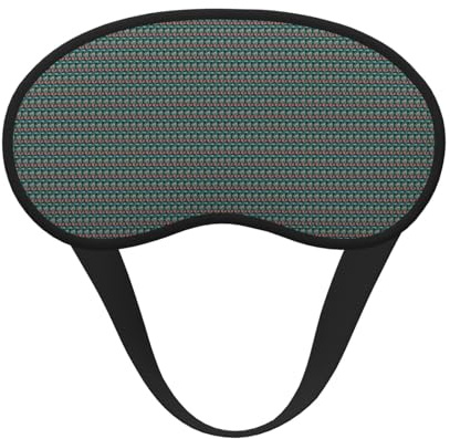 Trollslända med vattenlilja tryck vuxna barn ögonmask mjuk bekväm för sova resa tupplur ljusblockering