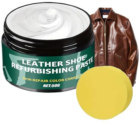 Limpiador de cuero, de limpieza multifuncional para muebles, eliminación de manchas y grasa, acondicionador de chaqueta de cuero, para muebles, bolsos, cinturones de seguridad, chaquetas